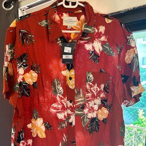 Nordstrom Lucky Brand Casual Beach Button Down - Tag Still On!
